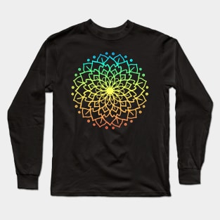 RAINBOW MANDALA Long Sleeve T-Shirt